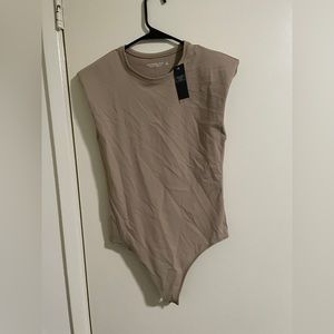 Shoulder Pad Tank Bodysuit